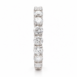 Round Brilliant Hoop Earrings – Lab Grown Diamonds – 14K/18K Gold - 15m"m