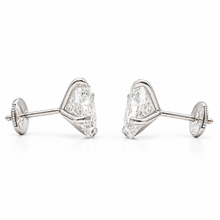 Oval Brilliant Earrings – Lab Grown Diamonds – 14K Gold – Alpha Spring Stopper