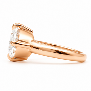 Oval Brilliant Solitaire Ring – Lab Grown Diamond – 14K/18K Gold