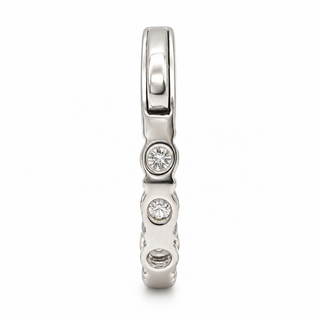 Round Brilliant Hoop Earrings – Lab Grown Diamonds – 14K/18K Gold - 15m"m