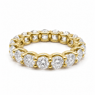 Round Brilliant Eternity Ring – Lab Grown Diamond – 14K/18K Yellow Gold