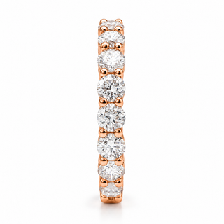 Round Brilliant Hoop Earrings – Lab Grown Diamonds – 14K/18K Gold - 15m"m