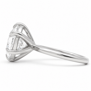 Round Brilliant 6 Prong Solitaire Ring – Lab Grown Diamond – 14K/18K White Gold
