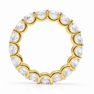 Round Brilliant Eternity Ring – Lab Grown Diamond – 14K/18K Yellow Gold