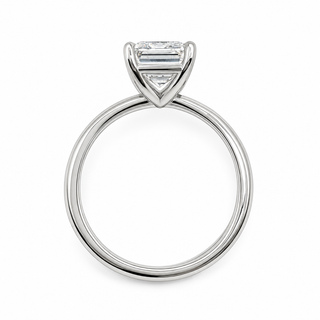 Emerald Cut Solitaire Ring – Lab-Grown Diamond – 14K/18K Gold