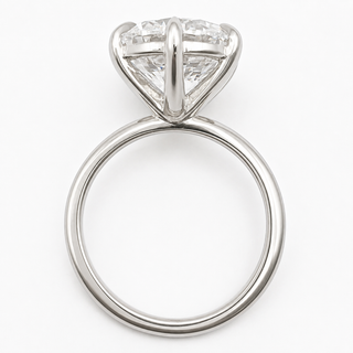 Round Brilliant 6 Prong Solitaire Ring – Lab Grown Diamond – 14K/18K White Gold