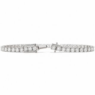 Tennis Bracelet – Lab Grown Diamonds – 14K/18K White Gold – Classic 4 Prong