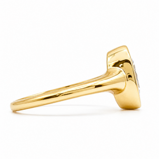 Oval Brilliant Solitaire Ring – Lab Grown Diamond – 14K/18K Gold