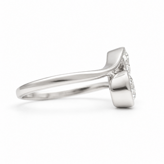 Round Brilliant 2 Stone Ring – Lab Grown Diamond – 14K/18K Gold