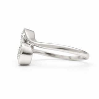 Round Brilliant 2 Stone Ring – Lab Grown Diamond – 14K/18K Gold