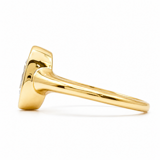 Oval Brilliant Solitaire Ring – Lab Grown Diamond – 14K/18K Gold
