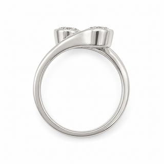 Round Brilliant 2 Stone Ring – Lab Grown Diamond – 14K/18K Gold