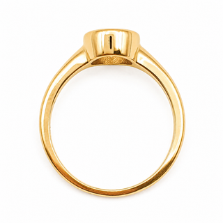 Oval Brilliant Solitaire Ring – Lab Grown Diamond – 14K/18K Gold