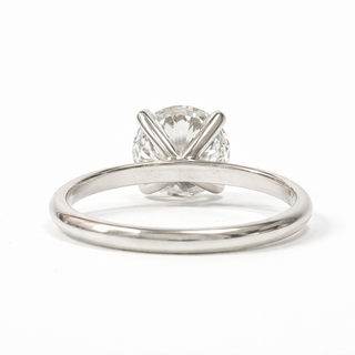 Round Brilliant Solitaire Ring – Lab Grown Diamond – 14K/18K White Gold