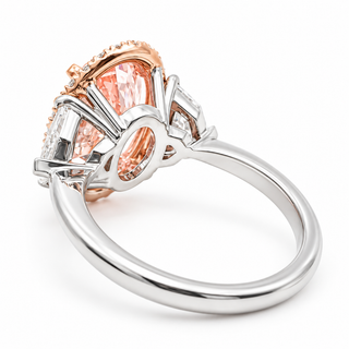 Oval Brilliant 4.37 Carat Lab-Grown Diamonds Ring | IGI Certified | 4.15 Gram 14K White Gold