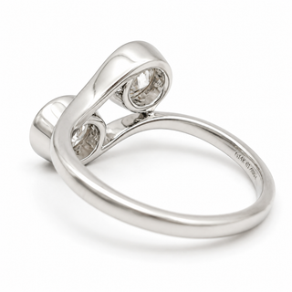 Round Brilliant 2 Stone Ring – Lab Grown Diamond – 14K/18K Gold
