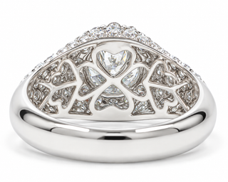 Round Brilliant 4.21 Carat Lab-Grown Diamonds Ring | IGI Certified | 5.90 Gram 14K White Gold