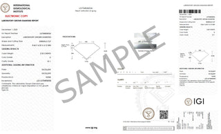Emerald Cut Split Solitaire Ring – Lab-Grown Diamond – 14K/18K White Gold