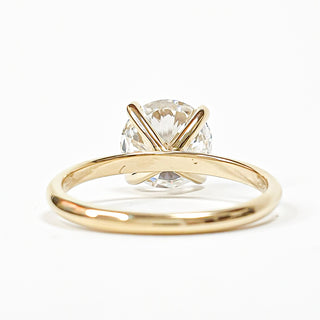 Round Brilliant Solitaire Ring – Lab Grown Diamond – 14K/18K Yellow Gold
