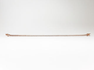 Tennis Bracelet – Lab Grown Diamonds – 14K/18K Rose Gold – Classic 4 Prong
