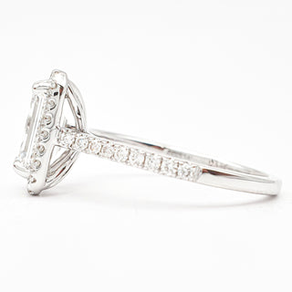 טבעת יהלום עגולה מבריקה 1.00-5.00 קראט – יהלום מעבדה – זהב צהוב 14 או 18 קראט - 18 אבני צד