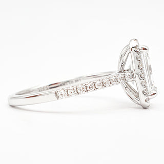 טבעת יהלום עגולה מבריקה 1.00-5.00 קראט – יהלום מעבדה – זהב צהוב 14 או 18 קראט - 18 אבני צד