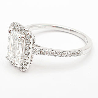 טבעת יהלום עגולה מבריקה 1.00-5.00 קראט – יהלום מעבדה – זהב צהוב 14 או 18 קראט - 18 אבני צד