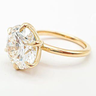 Round Brilliant 6 Prong Solitaire Ring – Lab Grown Diamond – 14K/18K Yellow Gold