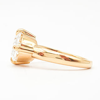 Oval Brilliant Solitaire Ring – Lab Grown Diamond – 14K/18K Yellow Gold