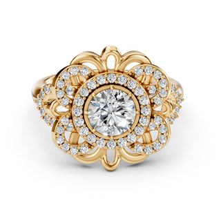 Batik Lab-Grown Diamond Engagement Ring