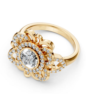 Batik Lab-Grown Diamond Engagement Ring