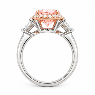 Oval Brilliant 4.37 Carat Lab-Grown Diamonds Ring | IGI Certified | 4.15 Gram 14K White Gold
