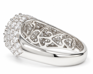 Round Brilliant 4.21 Carat Lab-Grown Diamonds Ring | IGI Certified | 5.90 Gram 14K White Gold