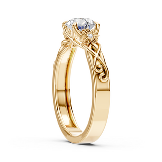 Wisteria Engagement Ring – Yellow Gold – Side