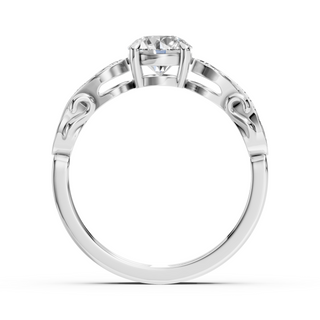 Elara White Gold Engagement Ring – Front