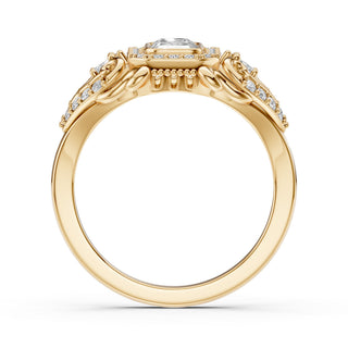 Emerald-Cut Ring Front