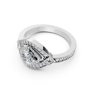 Celeste White Gold Close-Up