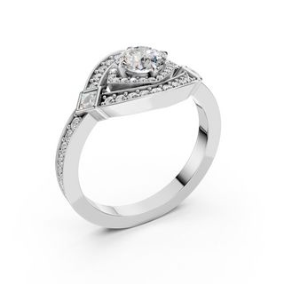 Celeste White Gold Three-Quarter