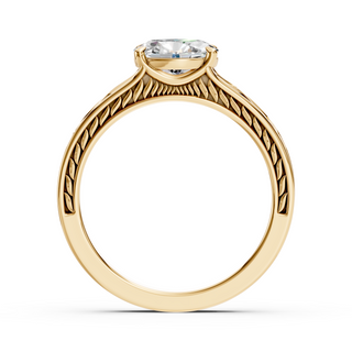 Liora Engagement Ring – Yellow Gold – Front