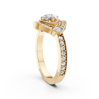 Celeste Yellow Gold Side